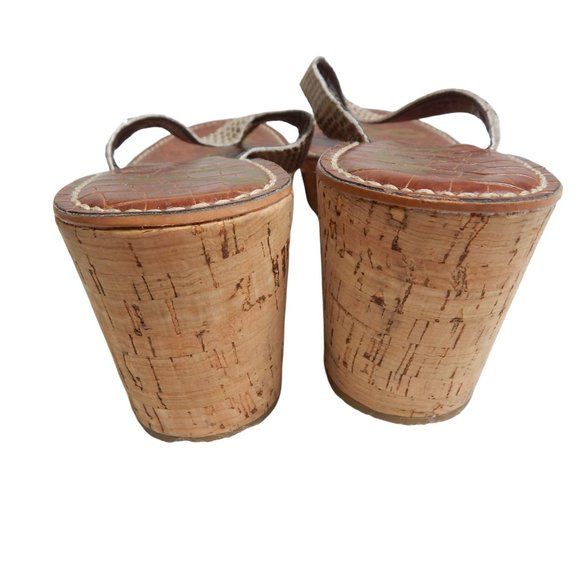 Sam Edelman Sandals Womens Size 8.5M Wedges Slip On - Picture 4 of 10